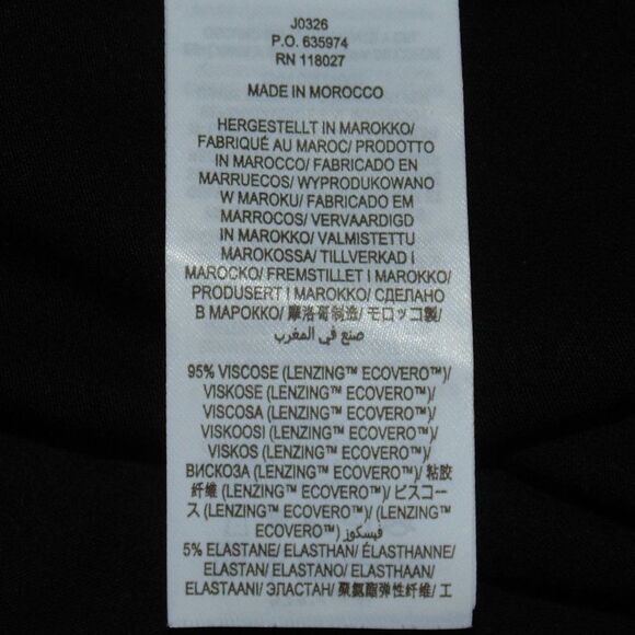 BODEN Dress, 2P Petite, Solid Black, Jersey soft, Ruched waist, Short sleeves - Picture 13 of 13